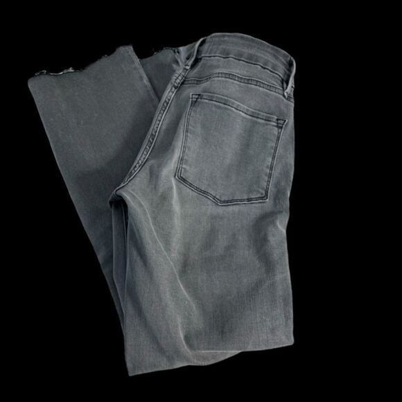 Frame Le Crop Mini Boot Grey Cropped Jeans Sz 26 - Picture 3 of 11